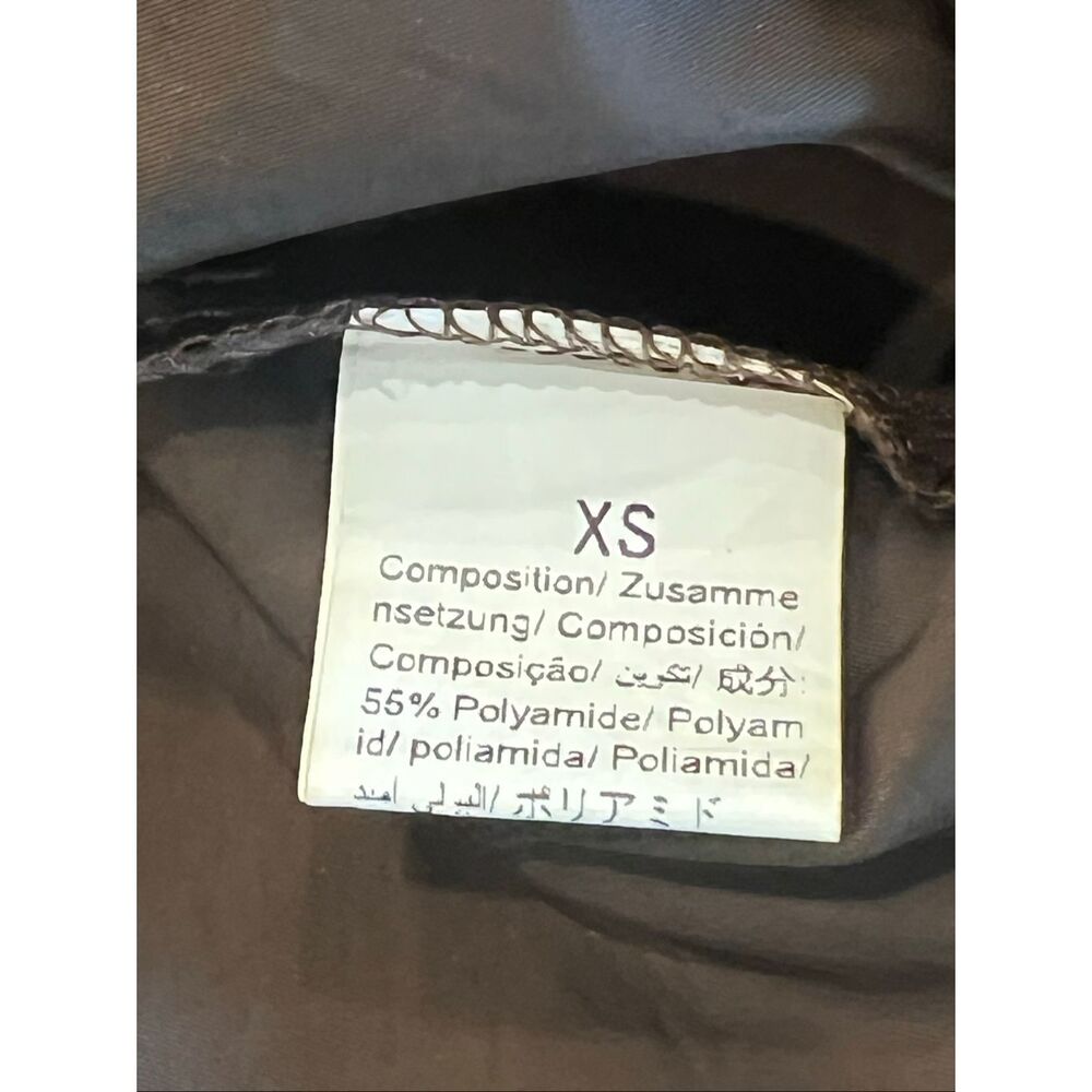 Women's Drawstring Waistband Straight Wide Leg Utility Cargo Pants Black Size XS - Picture 4 of 4